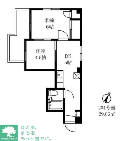 市川ホームズの物件間取画像